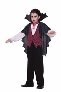 Children Vampire Includes Shirt W/Attached Cape & Vest Medallion Medium 8-10