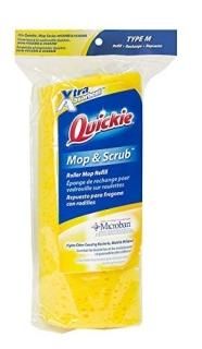 Quickie Mop and Scrub Roller Mop Refill with Microban 