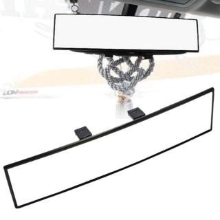 iJDMTOY Universal Fit JDM 300mm 12-Inch Wide Curve Clip On Rear View Mirror Comp