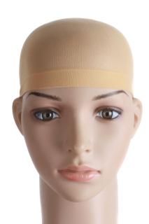 MapofBeauty 2 Pieces One Size Nylon Wig Cap Neutral Beige Yellow