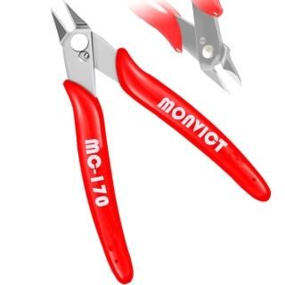 MONVICT Flush Cutters 5 Inch Micro Wire Cutters with Ultra Sharp Cutting Edge & 