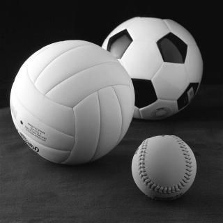 Posterazzi PDX1812SMALL Girls 2 Balls Photo Print 12 x 12 Multi