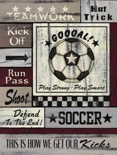 Posterazzi PDXLS1774SMALL Soccer Goal Photo Print 18 x 24 Multi