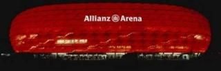 Posterazzi Soccer Stadium Lit Up At Night Allianz Arena Munich Germany Poster Pr