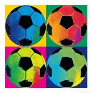 Posterazzi Ball Four Soccer Poster Print by Wild Apple Portfolio 12 x 12
