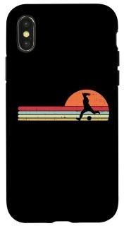 iPhone X/XS Girl Soccer Kick Retro Football Coach Player Women Gift Case