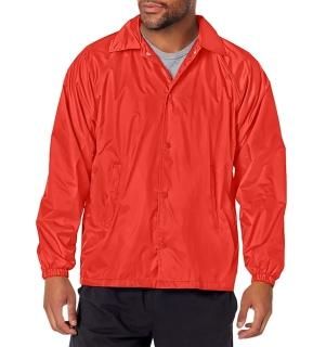 Augusta Sportswear Unisex-Adult Nylon Coach's Jacket/Lined Red Small