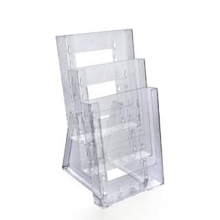 Azar 252305 Three-Tier Bi-Fold Size Brochure Holder for Counter 2-Pack