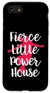iPhone SE 2020 / 7 / 8 Fierce Little Power House Funny Soccer Ball Sport Women G