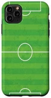iPhone 11 Pro Max Soccer Field Layout Novelty Trendy Cool Sports Lover Gifts Cas