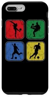 iPhone 7 Plus/8 Plus Retro Vintage Art Soccer Football Kicker Sports Player Gift