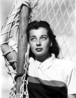 Gail Russell Leaning on Soccer Goal Photo Print 8 x 10