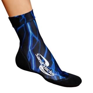 ɥå饷åϥȥåץͥץAthletic Socks??Blue Lightning M