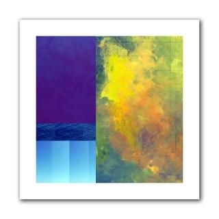 Art Wall Earth Squares II åץХ  by Jan Weiss 18 by 18-Inch 0wei034a1414