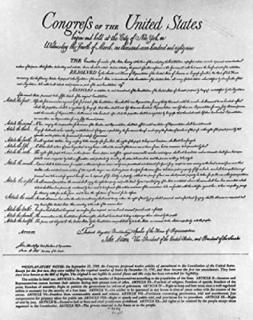 Posterazzi U.S. Bill of Rights Poster Print 18 x 24