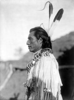 ޥ󡦥ǥޥ C1908 NcrowS Heart A Mandan Medicine Man Photographed By Edward S C