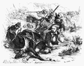 Posterazzi ݥץȥ쥯  1793-1863./Nsam Houston At the Battle of San Jacint