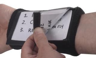 Markwort Three Window Play Card Holder Wristband Black