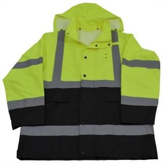 Petra Roc LBRJK-C3-M Rain Parka Jacket ANSI-ISEA Class 3 Waterproof44; Two Tone 