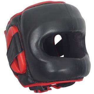 Ringside Deluxe Face Saver Boxing Headgear L/XL Black