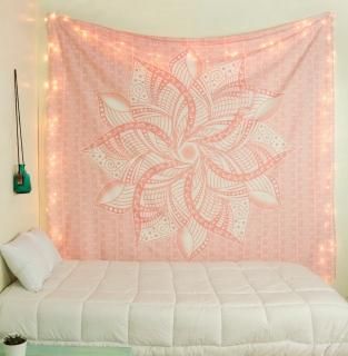 Full 215cmsx230cms Rose Gold - Popular Handicrafts Kp857 Tapesties Hippie Mandal