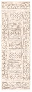 eCarpet Gallery Meia runner rug 2'7 x 8'0 Ivory Gray