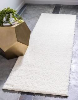 Unique Loom Studio Solid Shag Collection Urban Modern Super Soft & Plush Area Ru