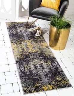 Unique Loom Estrella Collection Modern Abstract Multi Runner Rug 2' 2 x 6' 7