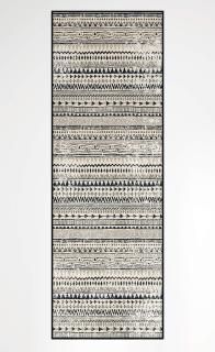Deerlux Boho Living Room Area Rug with Nonslip Backing Bohemian Tribal Print Pat