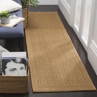 SAFAVIEH Palm Beach Collection 2' x 8' Maize PAB355M Sisal & Jute Runner Rug