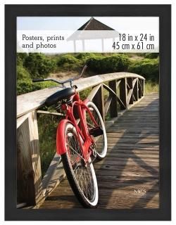 MCS 50cm x 80cm Museum Poster Frame Onyx Woodgrain 68858