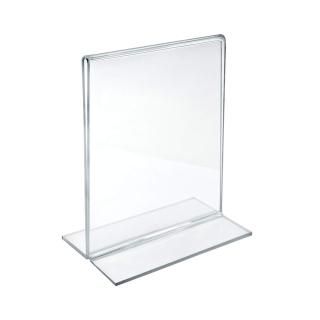 Azar 152726 4-Inch by 6-Inch Vertical Double-Sided Stand Up Sign Holder 10 Count