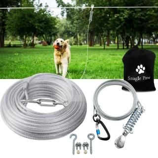 Snagle Paw Dog Tie Out Runner for YardTrolley System for Large Dogs Dog Zipline 