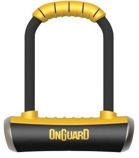 OnGuard Pitbull Medium U-Lock Black 3.55 x 6.90-Inch by OnGuard