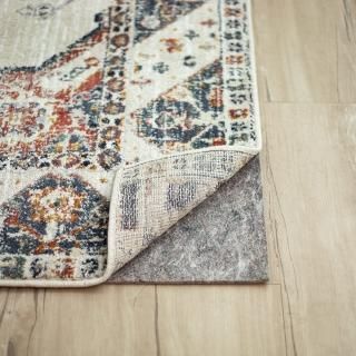 Mohawk Home 10' x 14' Non Slip Rug Pad Gripper 1/4 Thick Dual Surface Felt + Rub