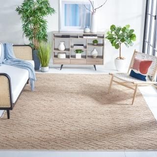 SAFAVIEH Natural Fiber Collection 8' x 10' Natural NFB601A Natural Jute Area Rug