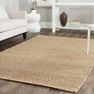 Safavieh Natural Fiber Collection NF731A Hand Woven Natural Jute Round Area Rug 