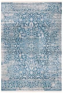 SAFAVIEH Vintage Persian Collection 2' x 5' Blue/Ivory VTP484M Traditional Orien