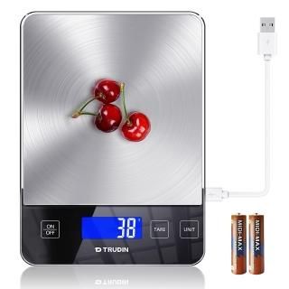 NASA-Grade33lb Food Kitchen Digital ScaleBread Meat Cookies Measures PreciselyWe