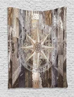 Marine Lifeڥȥ꡼by AmbesonneͥӡSea Life YachtơColored Wood Backdrop with Ru