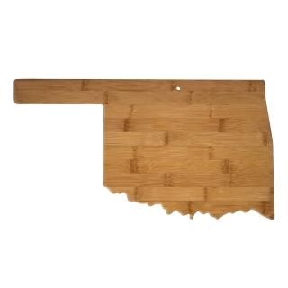 U.S. States Oklahoma - Totally Bamboo State Cutting & Serving Board -Oklahoma 10