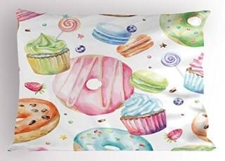 Sweetƥꥢby AmbesonneޥCupcakes DonutsޥեSugar Tasty Yummy̥ǥ