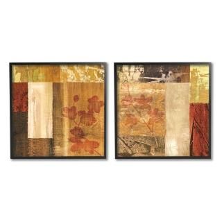 Stupell Industries Abstract Tapestry Style Patterns Neutral Collage Design by Ma