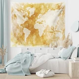 Ambesonneۡ।ƥꥢ쥯ǥWall Hangingڥȥ꡼ 60 W By 80 L tap_16640_Compass_0