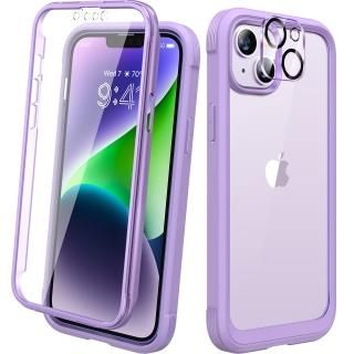 Diaclara Designed for iPhone 14 Case Full Body Rugged Case with Built-in Touch S