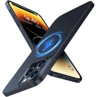 TORRAS Magnetic Slim Fit Designed for iPhone 14 Pro Case Thin as No Case Compati