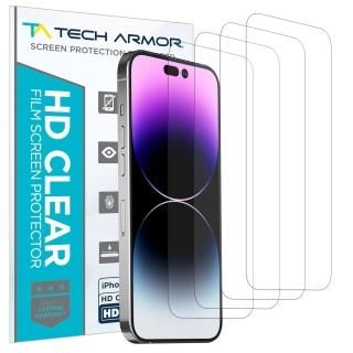 Tech Armor 4 Pack HD Clear Film Screen Protector Compatible for Apple NEW iPhone