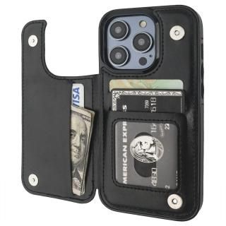 ONETOP Compatible with iPhone 14 Pro Wallet Case with Card Holder PU Leather Kic