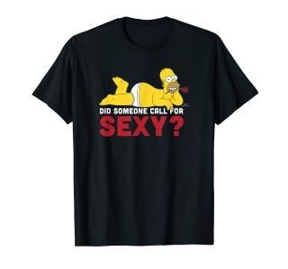 The Simpsons Valentine's Day Homer Did Someone Call For Sexy T-Shirt