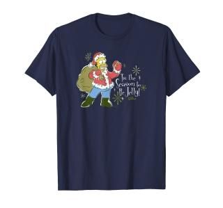 The Simpsons Christmas Homer Tis The Jelly Season! T-Shirt